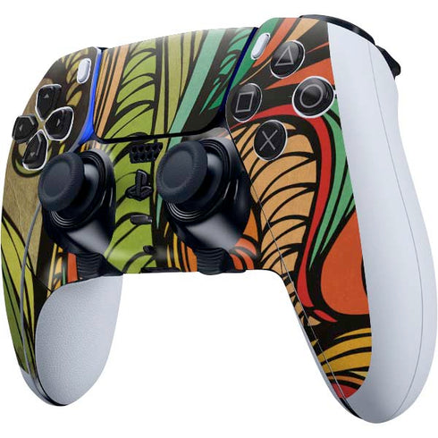 Malestrom 70s Inspired PS5 DualSense Edge Pro Controller Skin