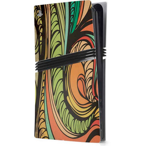 Malestrom 70s Inspired PS5 Pro Console Skin