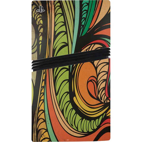 Malestrom 70s Inspired PS5 Pro Console Skin