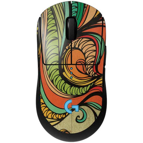 Malestrom 70s Inspired G Pro Wireless Gaming Mouse Skin