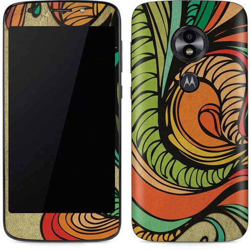 Malestrom 70s Inspired Moto E5 Play Skin