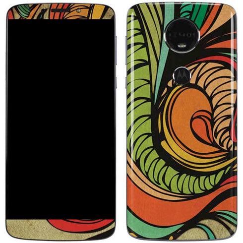 Malestrom 70s Inspired Moto E5 Plus Skin