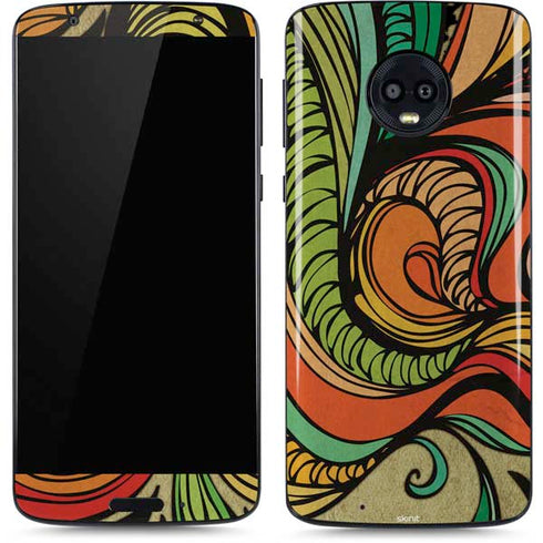 Malestrom 70s Inspired Moto G6 Skin