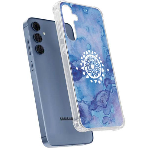 Mandala Symmetry Galaxy A55 5G Clear Case