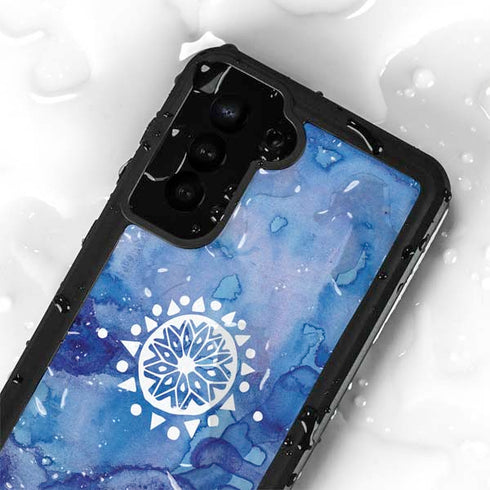 Mandala Symmetry Galaxy S24 Plus Waterproof Case