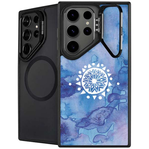 Mandala Symmetry Galaxy Cases
