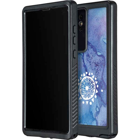 Mandala Symmetry Galaxy S24 Ultra Waterproof Case