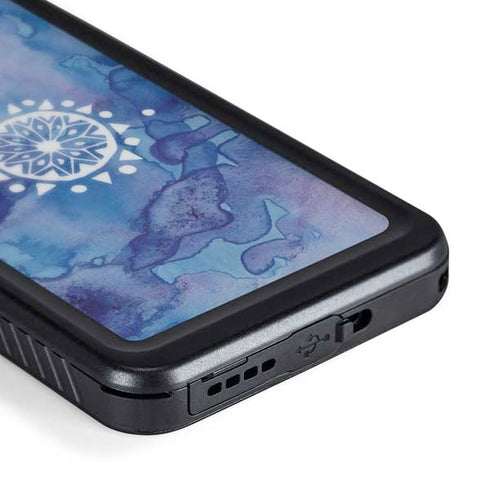 Mandala Symmetry Galaxy S24 Waterproof Case