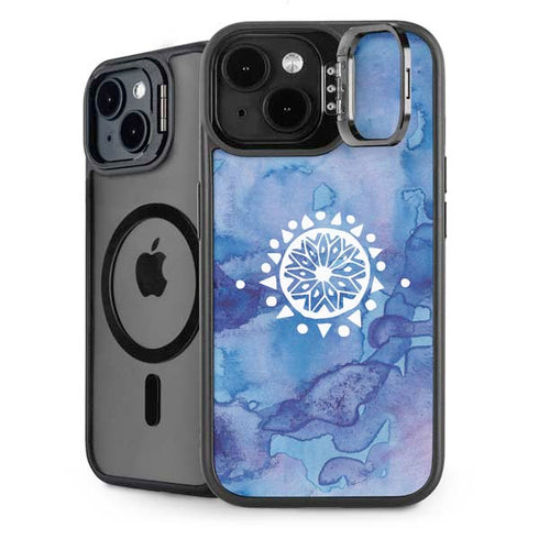Mandala Symmetry iPhone 14 Kickstand Case