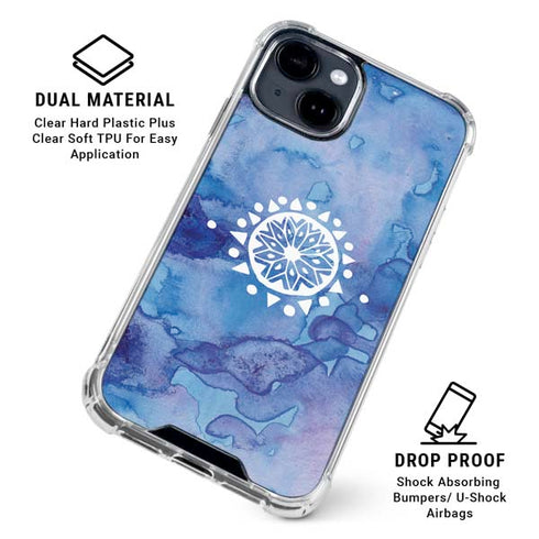 Mandala Symmetry iPhone 15 Clear Case