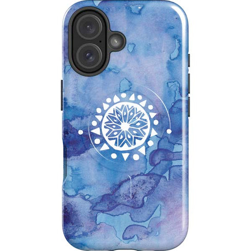 Mandala Symmetry iPhone 16 Magsafe Impact Case