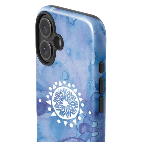 Mandala Symmetry iPhone 16 Plus Impact Case