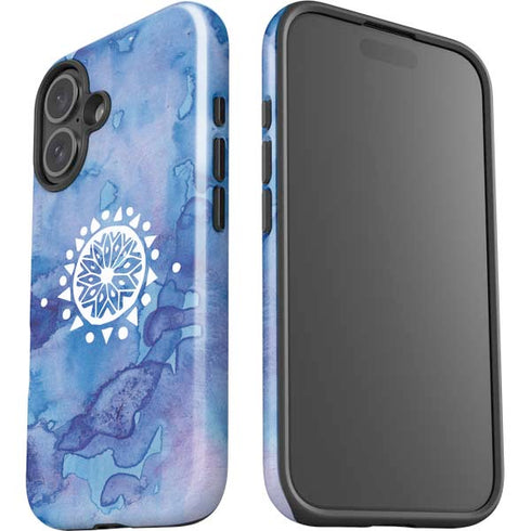 Mandala Symmetry iPhone 16 Plus Impact Case