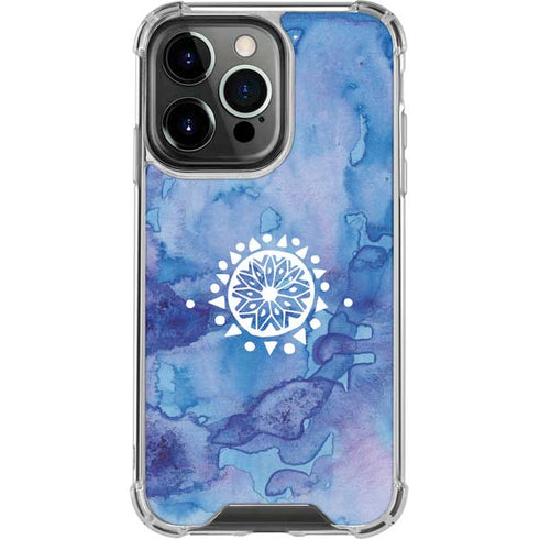 Mandala Symmetry iPhone 16 Pro Clear Case