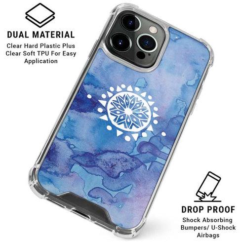 Mandala Symmetry iPhone 16 Pro Clear Case