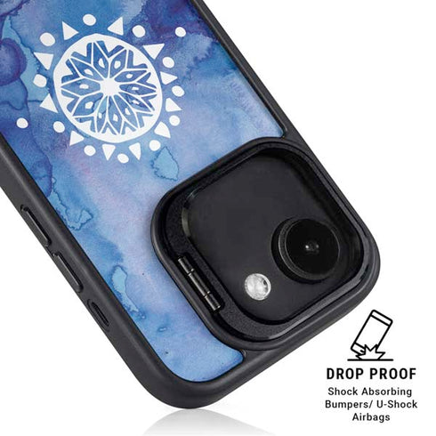 Mandala Symmetry iPhone 16e Kickstand Case
