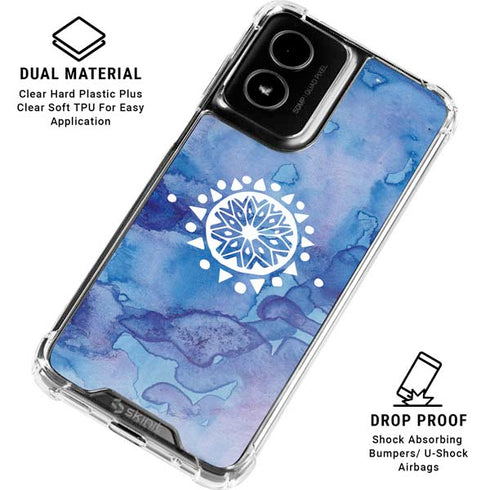 Mandala Symmetry Moto G Power 5G (2024) Clear Case