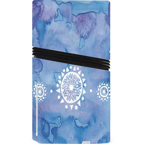 Mandala Symmetry PS5 Pro Disk Console Skin
