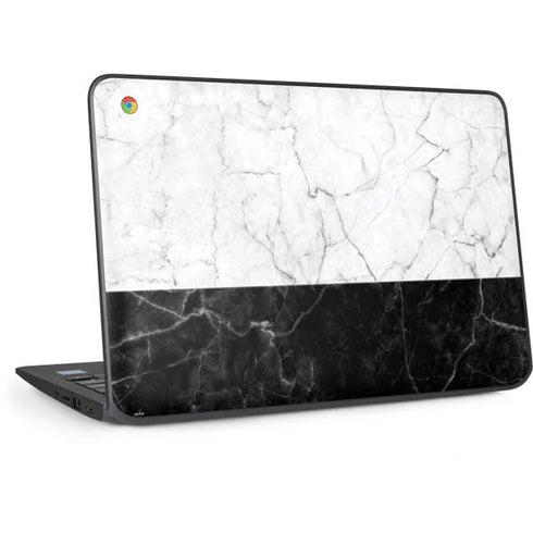 Marble Split HP Chromebook Skin