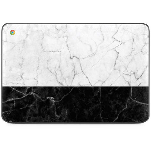 Marble Split HP Chromebook Skin