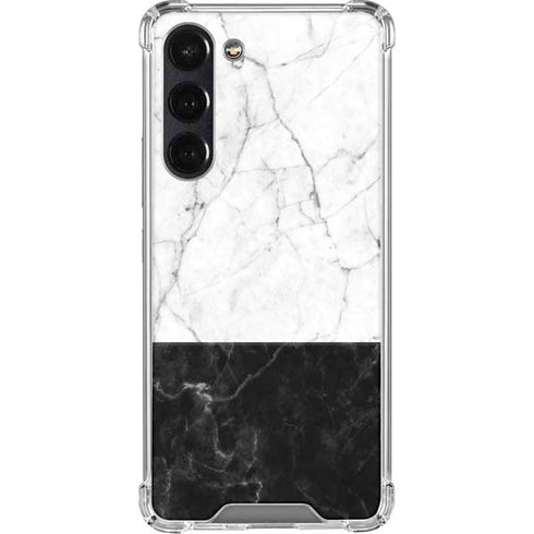 Marble Split Galaxy S24 FE Clear Case