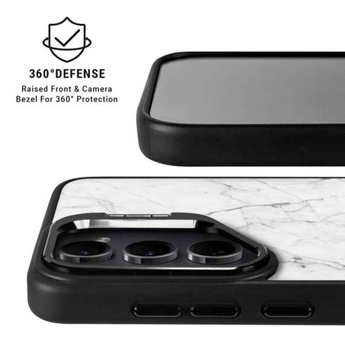 Marble Split Galaxy S25 Kickstand Case