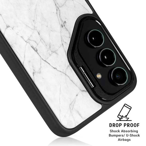 Marble Split Galaxy S25 Kickstand Case