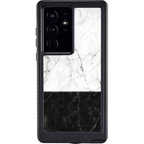 Marble Split Galaxy S24 Ultra Waterproof Case