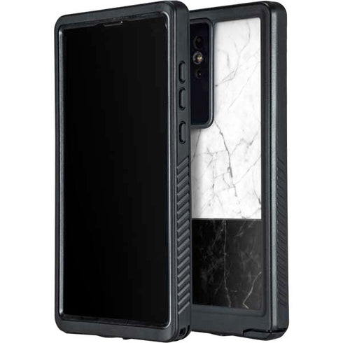Marble Split Galaxy S24 Ultra Waterproof Case