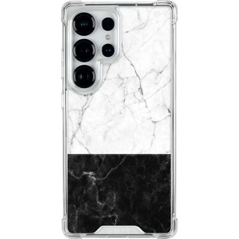 Marble Split Galaxy S25 Ultra Clear Case