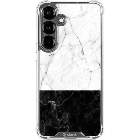 Marble Split Galaxy S26 Clear Case