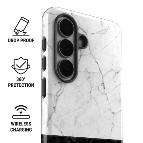 Marble Split Galaxy S26 Impact Case