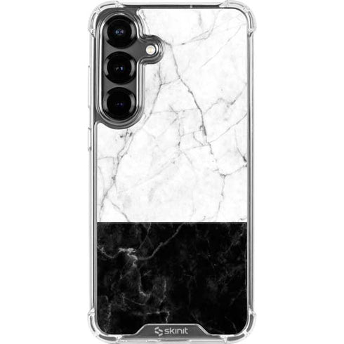 Marble Split Galaxy S26 Plus Clear Case