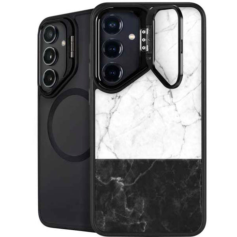 Marble Split Galaxy S26 Plus Kickstand Case
