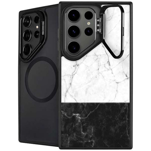 Marble Split Galaxy S26 Ultra Kickstand Case