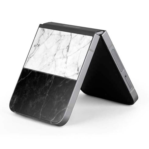 Marble Split Galaxy Z Flip6 Skin