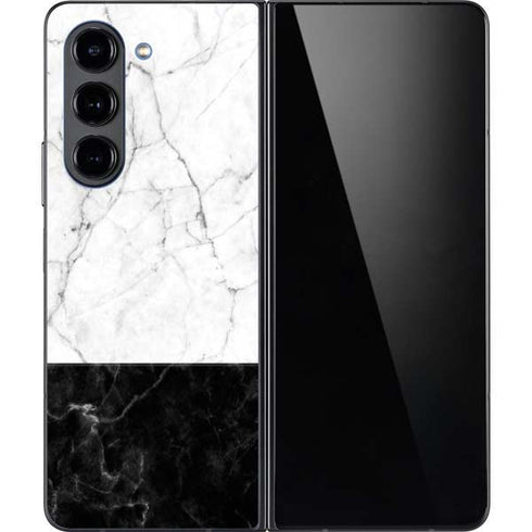Marble Split Galaxy Z Fold5 5G Skin