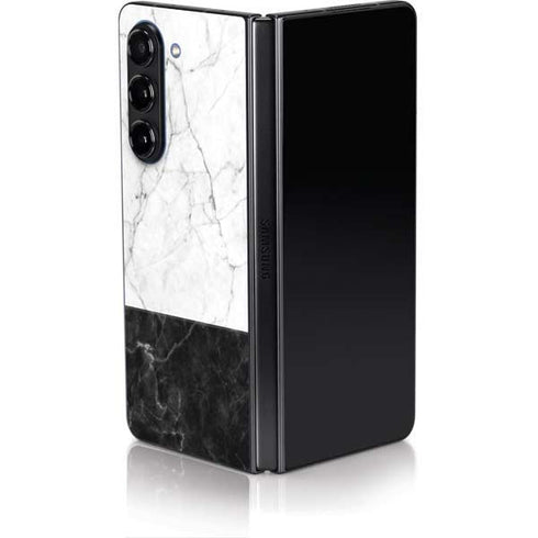 Marble Split Galaxy Z Fold5 5G Skin
