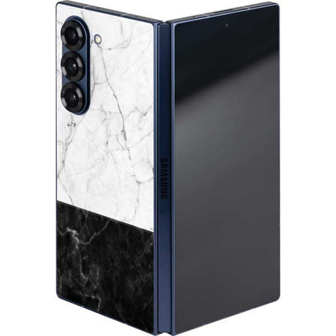 Marble Split Galaxy Z Fold6 Skin