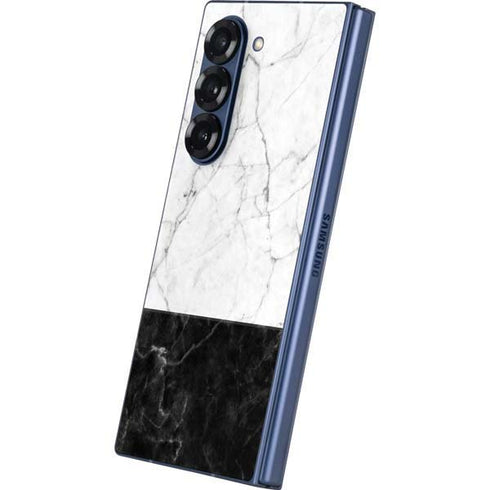 Marble Split Galaxy Z Fold6 Skin