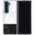 Marble Split Galaxy Z Fold7 Clear Case