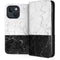 Marble Split iPhone 15 Folio Case