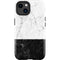 Marble Split iPhone 15 Impact Case