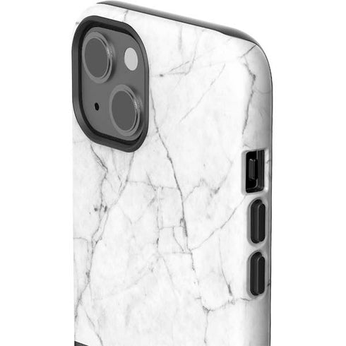 Marble Split iPhone 15 Impact Case