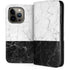 Marble Split iPhone 15 Pro Folio Case