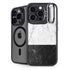 Marble Split iPhone 15 Pro Kickstand Case