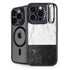 Marble Split iPhone 15 Pro Max Kickstand Case