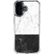 Marble Split iPhone 16 Clear Case