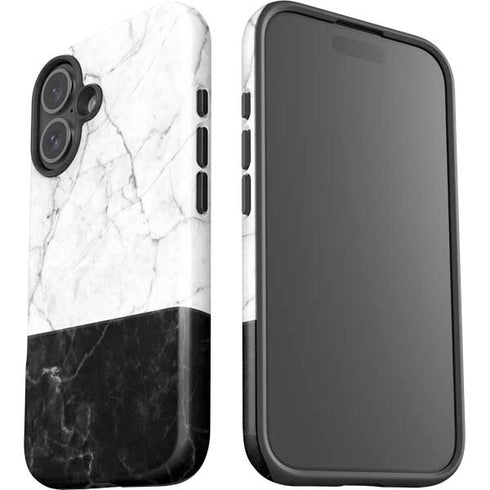 Marble Split iPhone 16 Impact Case