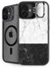 Marble Split iPhone 16 Plus Kickstand Case